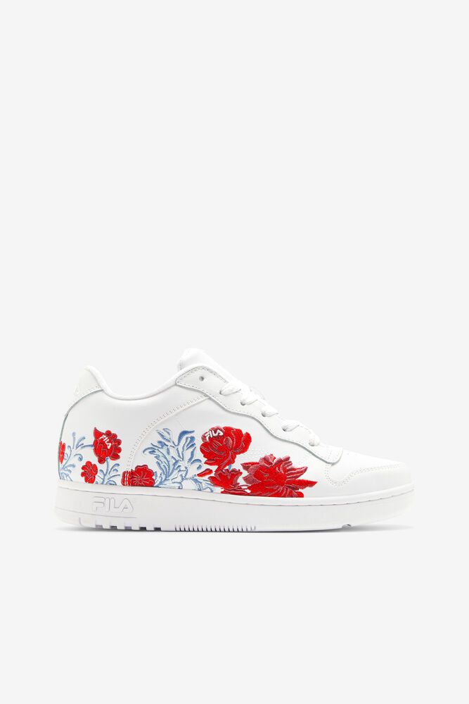 Fila Sneakers Womens White - Wx-110 Flower - Philippines 1580374-BP